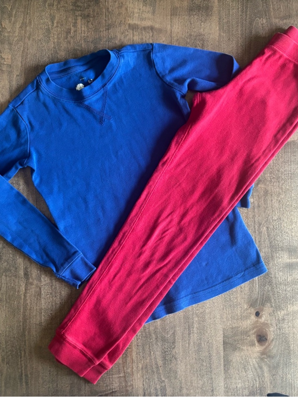 Kids Primary Cotton Pajama Set / 6-7
